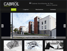 Tablet Screenshot of cabrol-architectes.fr